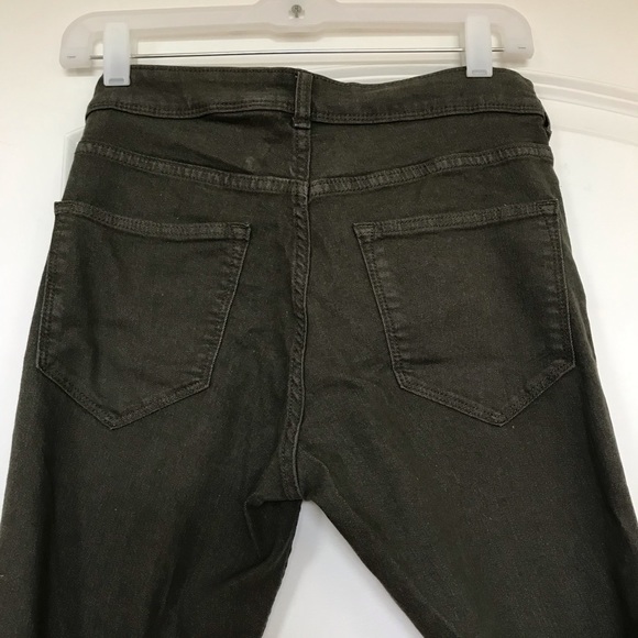 Army green h&m skinny jeans - Picture 4 of 5
